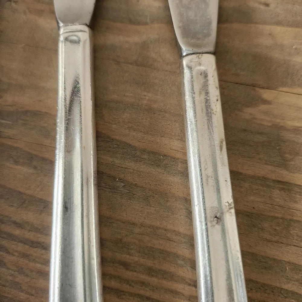 Vintage Rogers Elegant Silver Plated Stainless Butter Knives Set of 6